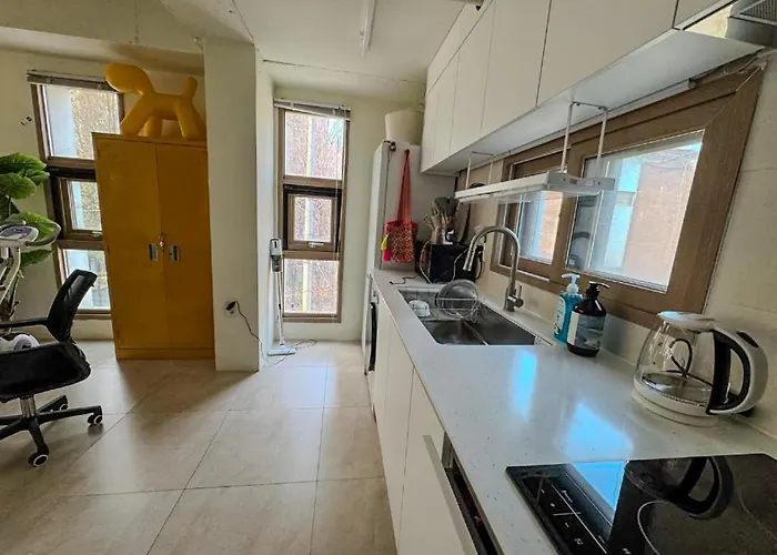 301, Atelier Seongsu Riverside Loft Cherry Blossom Road River Airport Bus Apartment *